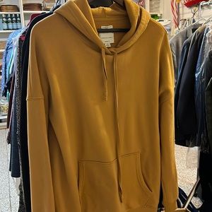 Mens yellow hoodie